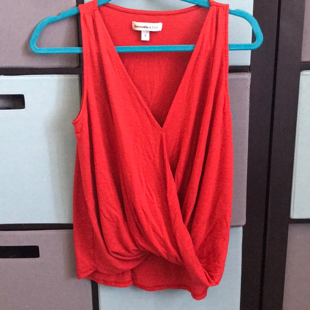 Cross wrap tank top